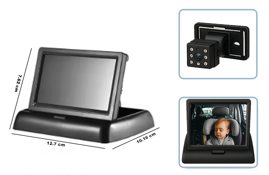 Caméra Bébé Voiture 1080P – Surveillance Temps Réel | CocoonDrive